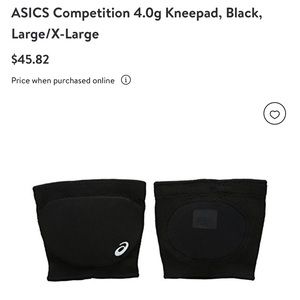 2 sets of ASICS competition volleyball knee pads (4 knee pads) & 2 sets of socks